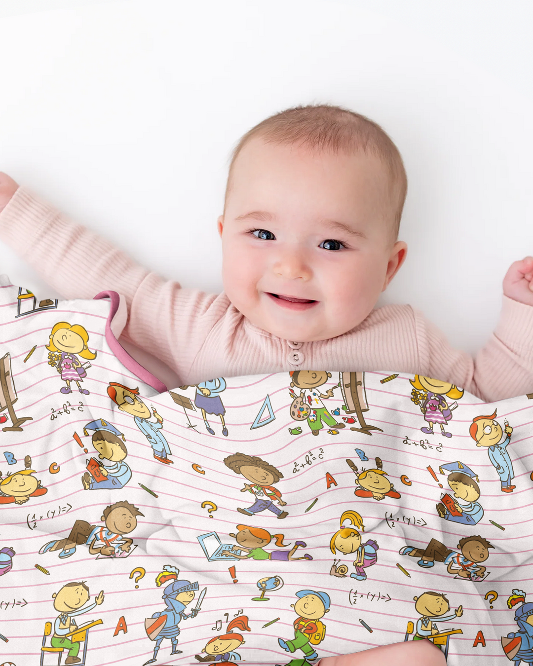 School Days Adventure Bamboo Blanket