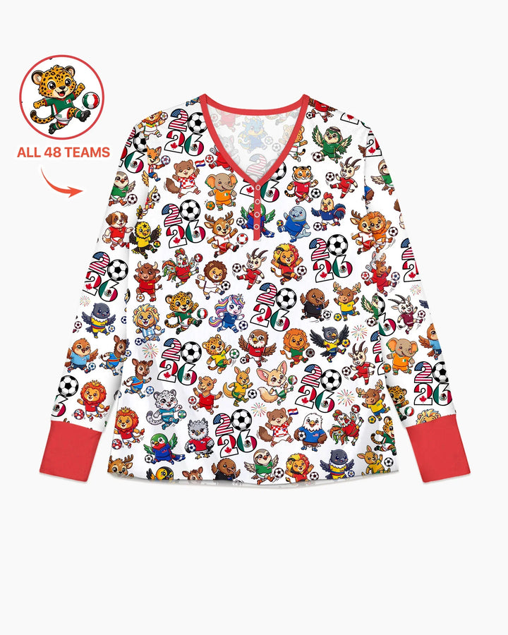 Plantilla de conjunto de pijama de mujer de bambú