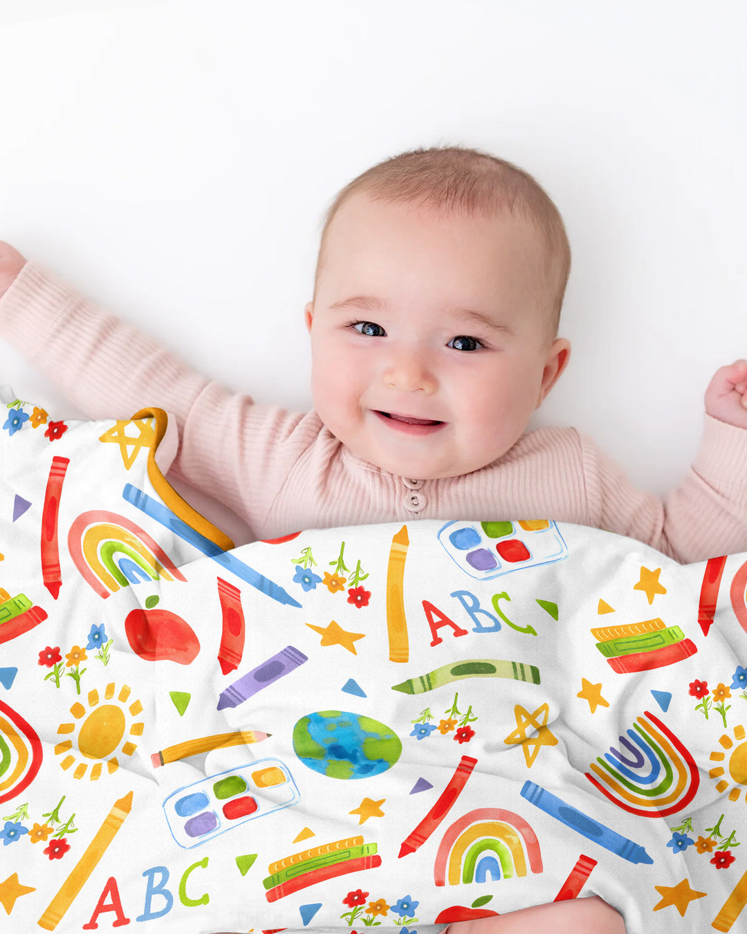 School Scribbles Bamboo Blanket