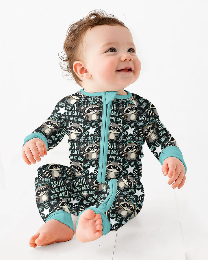 Gerippte Babykleidung mit individuellem Foto - Weich &amp; Skizzenhaft