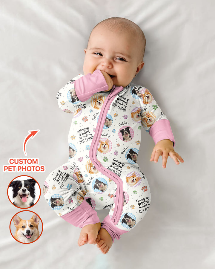 Custom Pet Photo My First Best Friend Bamboo Convertible Zippy
