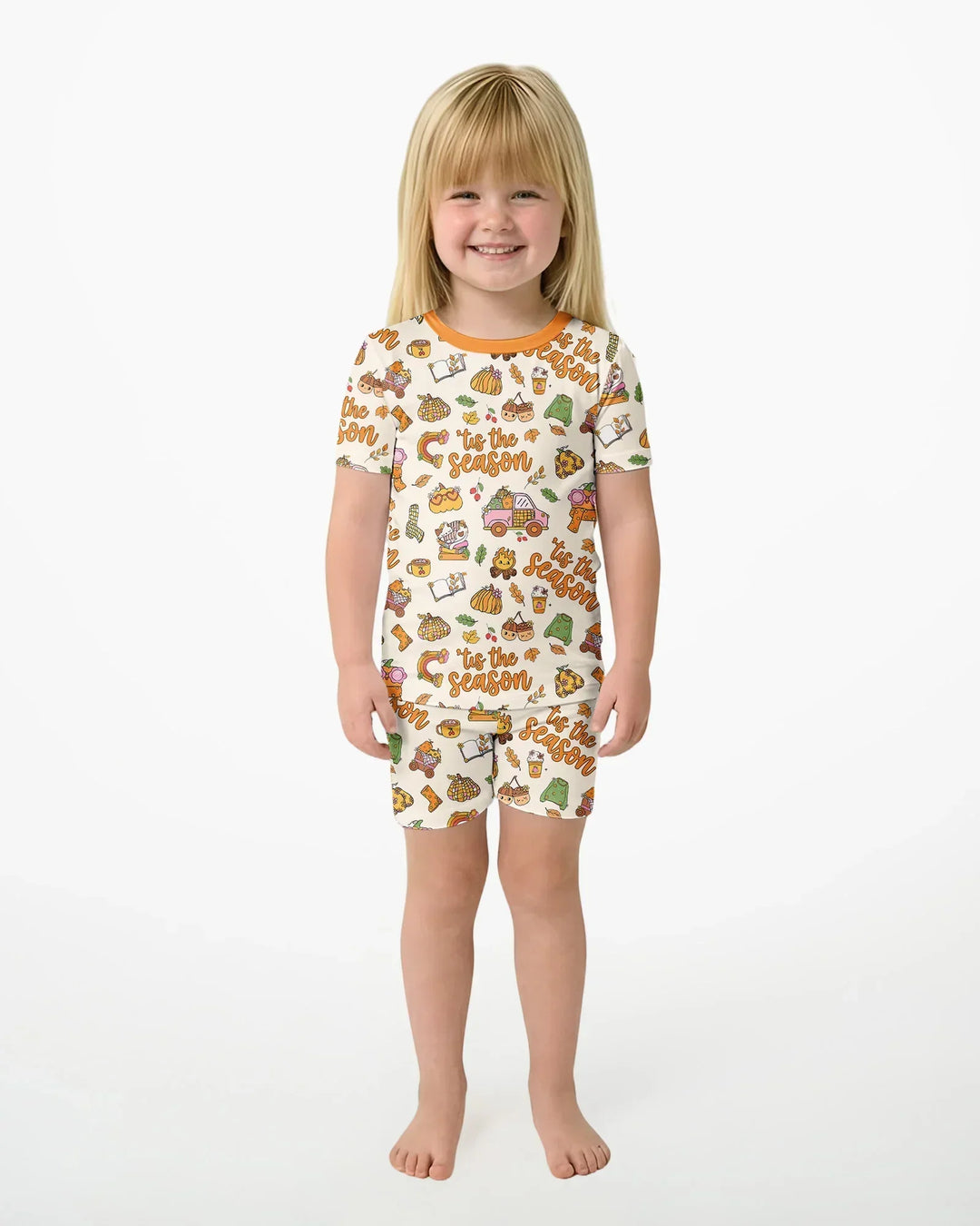 'Tis The Season Bamboo Two Piece Short Sleeve Shorts Pajama Set