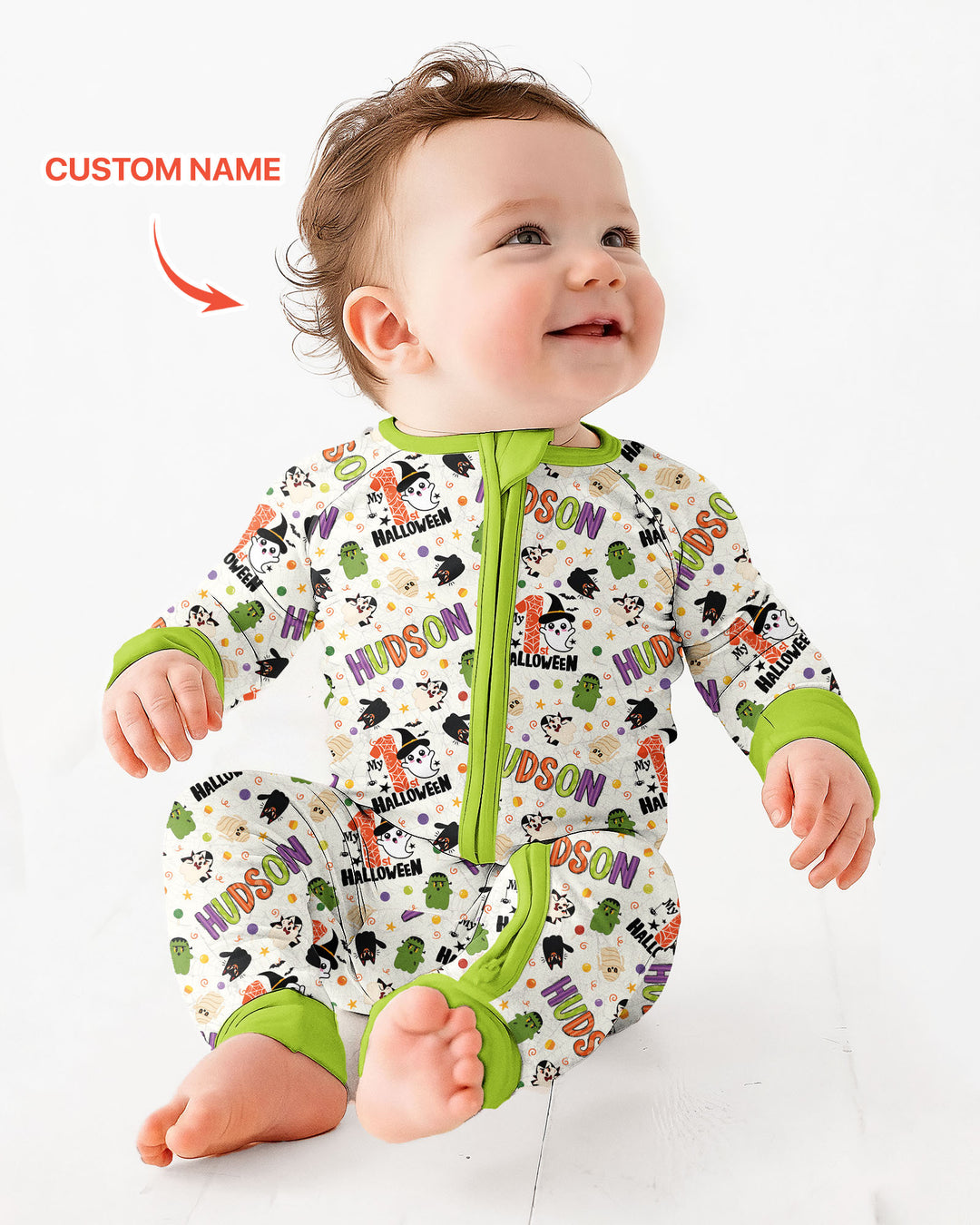 Personalized My First Halloween  Bamboo Convertible Zippy