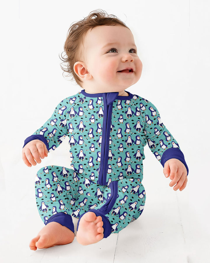 Penguin Hockey Bamboo Convertible Zippy