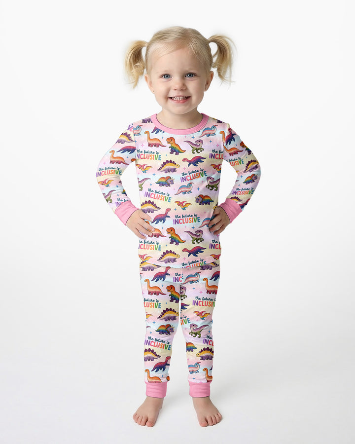 The Future is Inclusive Bamboo Two Piece Long Sleeve Pajama Set