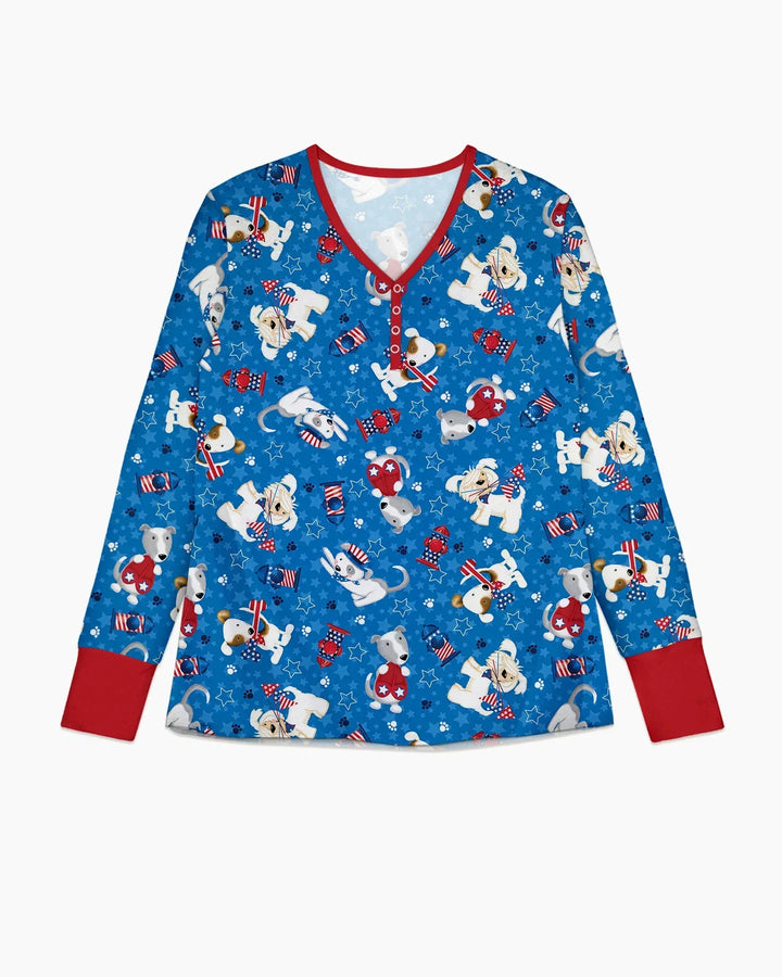 Pijama de bambú Red, White & Woof a juego para mujer y familia