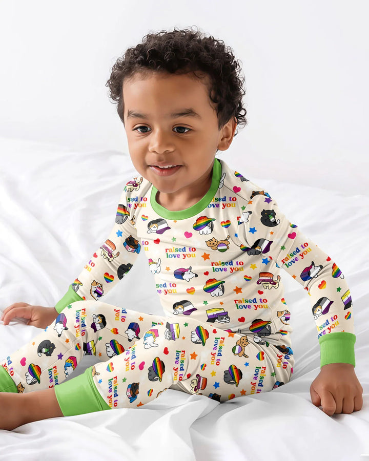 Conjunto de pijama de dos piezas de bambú con mangas largas, plantilla PERSONALIZADA