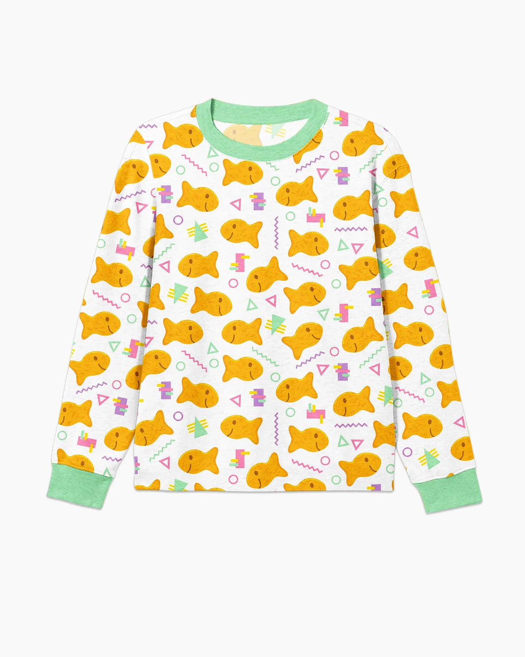 Cheesy Fishies Family Matching Bamboo Men's Pajama Set