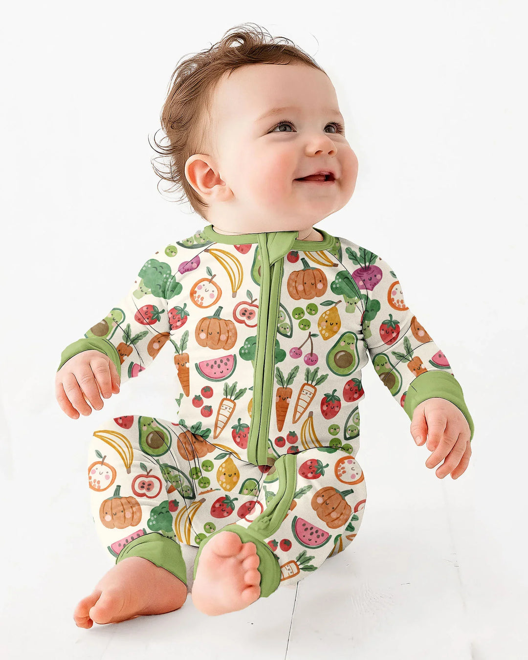 Gerippte Babykleidung mit individuellem Foto - Weich &amp; Skizzenhaft
