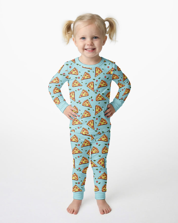 Pizza Doodle Bamboo Two Piece Pajama Set