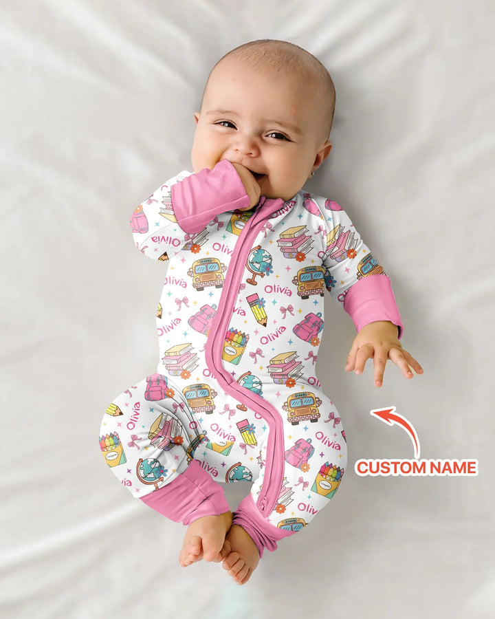 Gerippte Babykleidung mit individuellem Foto - Weich &amp; Skizzenhaft