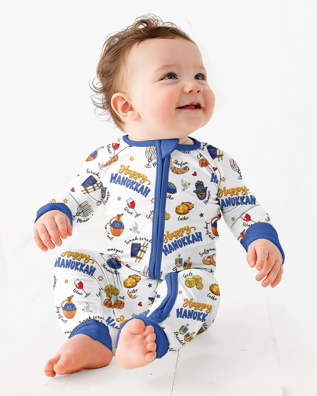 Tis The Season Hanukkah Bamboo Convertible Zippy