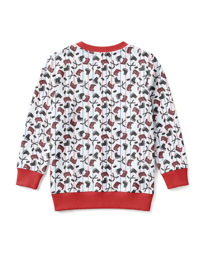 Hockey Rink Bamboo Crewneck Sweatshirt
