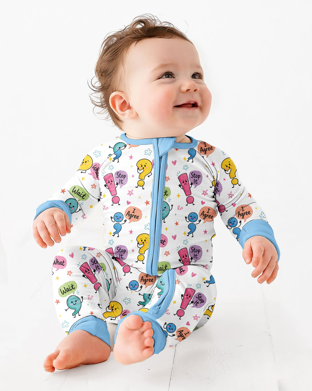 Punctuation Emotion Bamboo Convertible Zippy