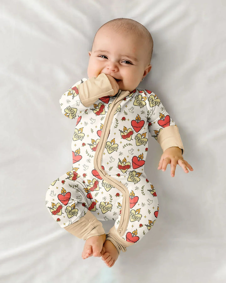 Gerippte Babykleidung mit individuellem Foto - Weich &amp; Skizzenhaft