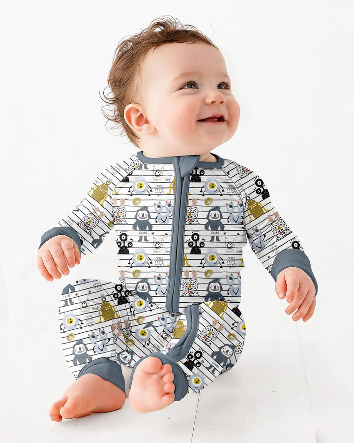 Playful Monster Friends Bamboo Convertible Zippy
