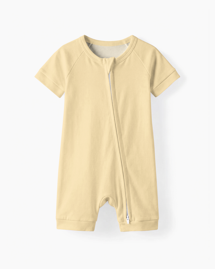 Solid Color Bamboo Shorty Zippy
