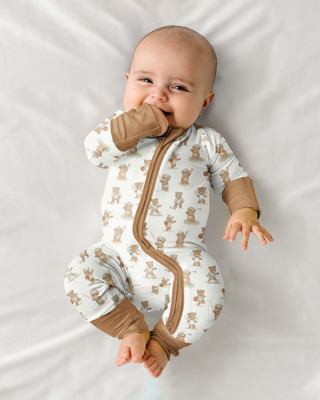 Gerippte Babykleidung mit individuellem Foto - Weich &amp; Skizzenhaft