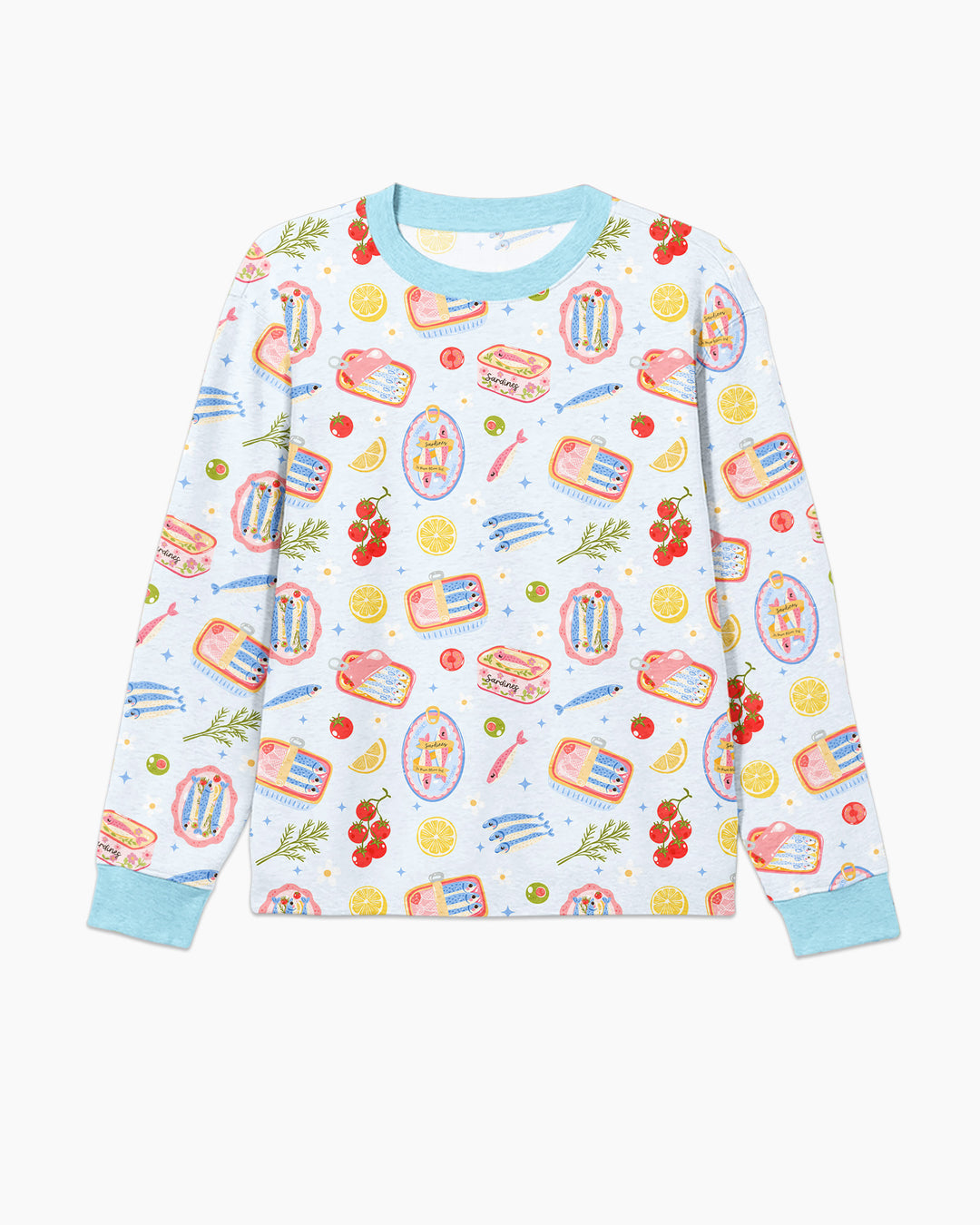 Preppy Sardines Bamboo Men's Pajama Set