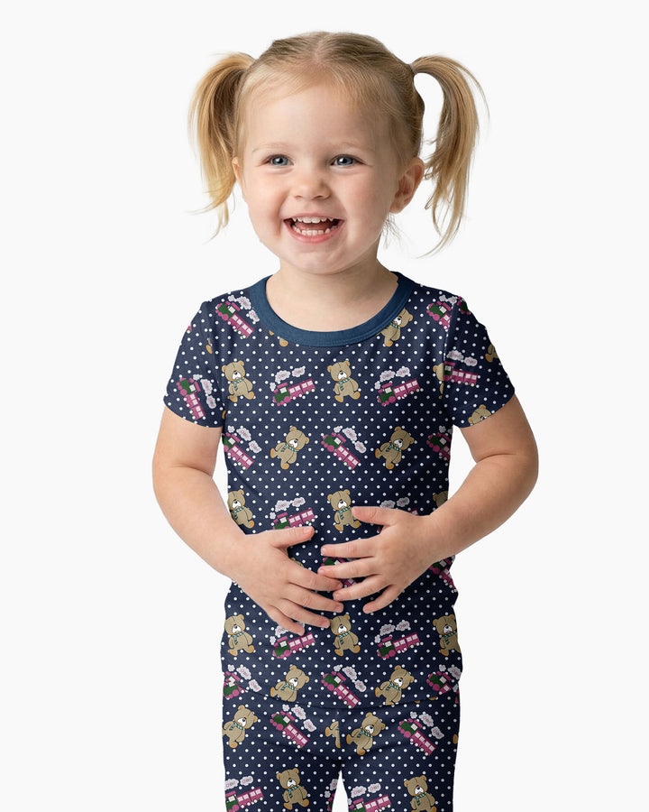 Huntrix Choo Choo Bamboo Two Piece Short Sleeve Pajama Set