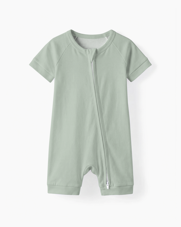 Solid Color Bamboo Shorty Zippy