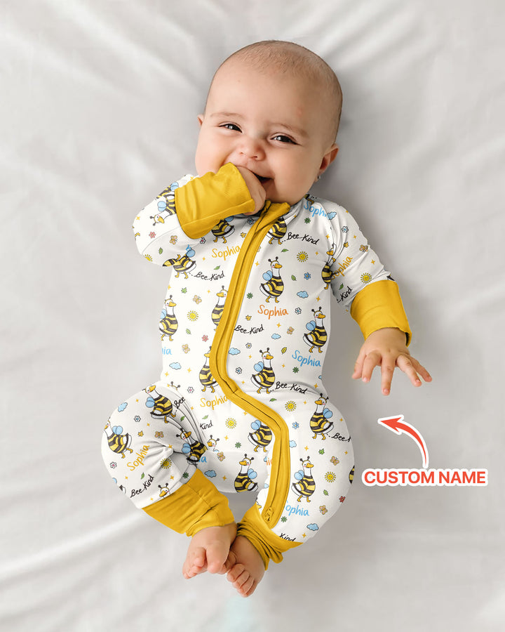 Custom Name Bee Kind The Goose Bamboo Convertible Zippy