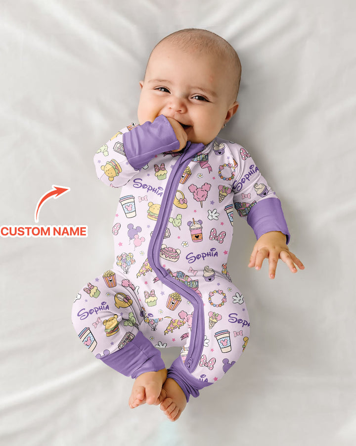 Custom Name Magical Trip Bamboo Convertible Zippy
