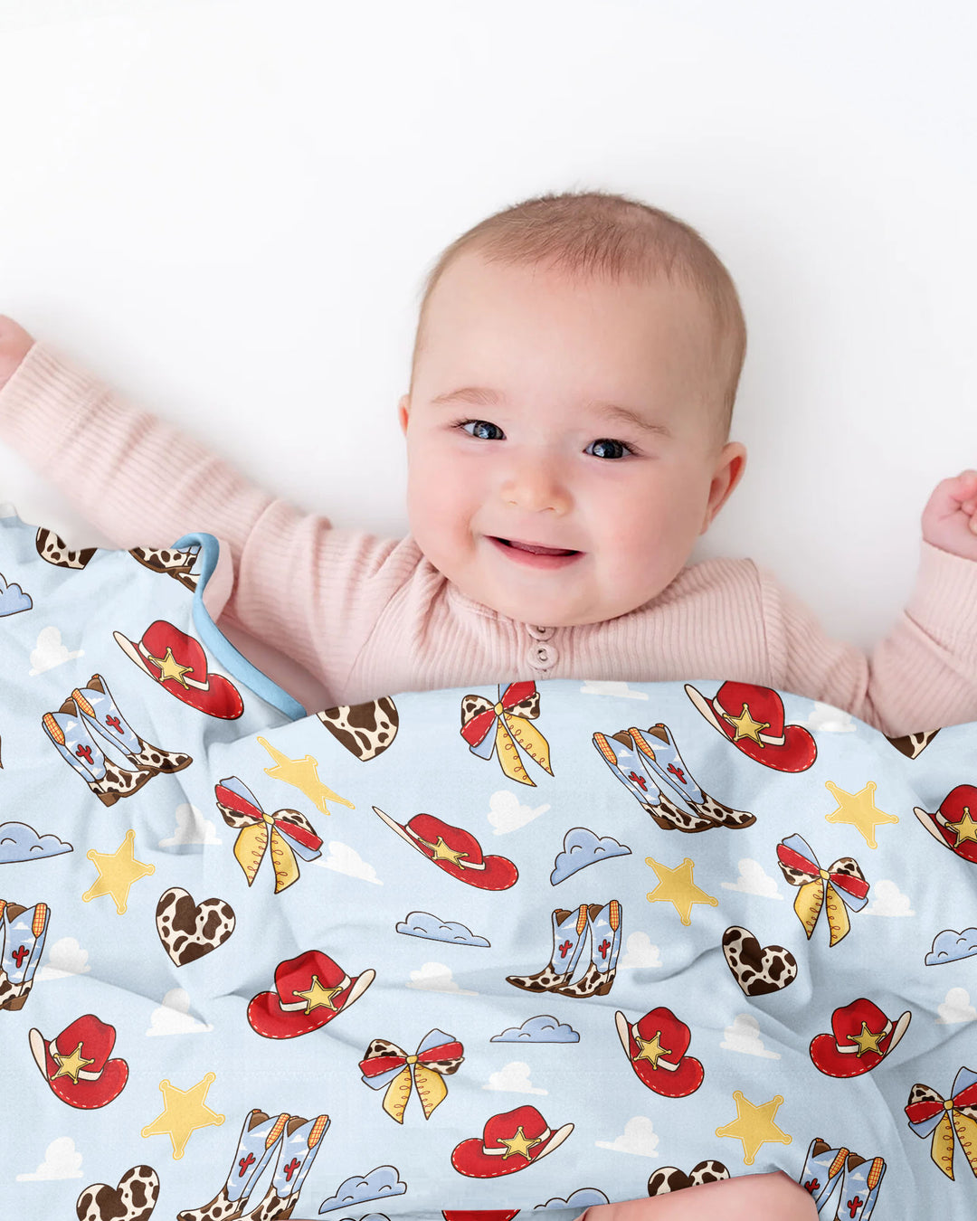 Cowboy Story Bamboo Blanket