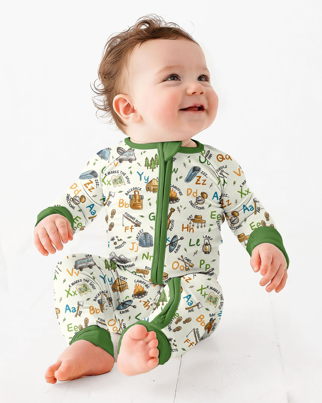 Gerippte Babykleidung mit individuellem Foto - Weich &amp; Skizzenhaft
