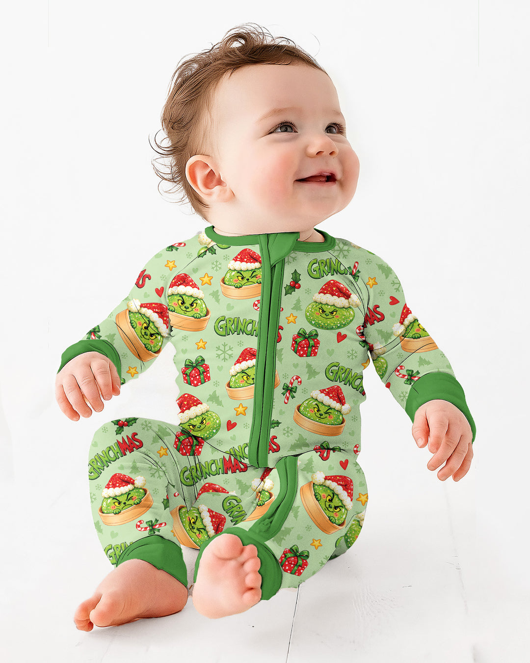 Grinchmas Dumpling Bamboo Convertible Zippy