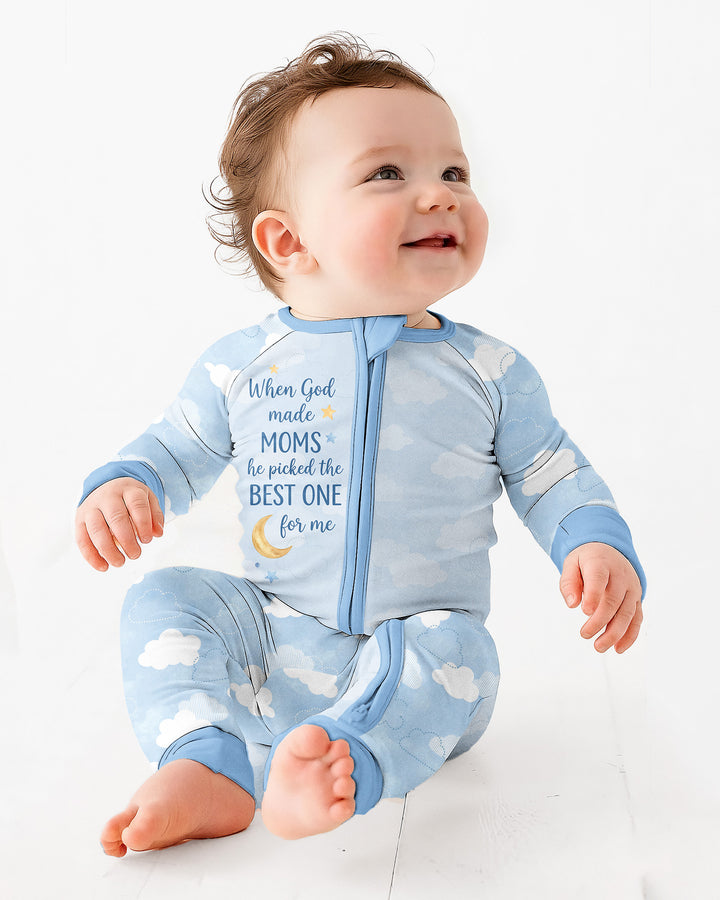 God Made The Best Mom Bamboo Convertible Zippy