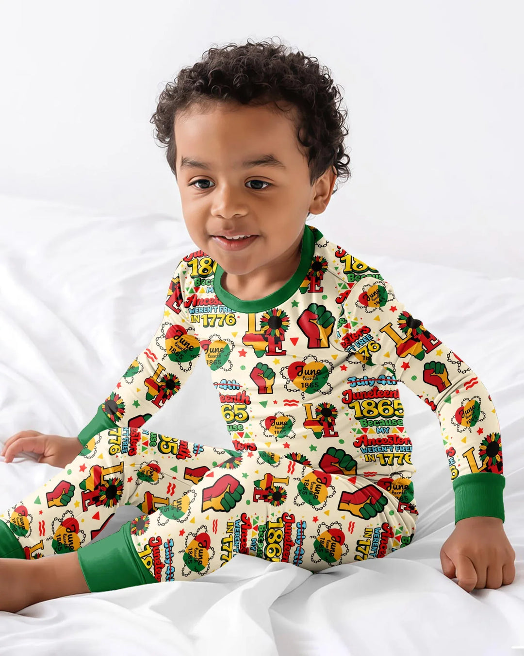 Conjunto de pijama de dos piezas de bambú de manga larga