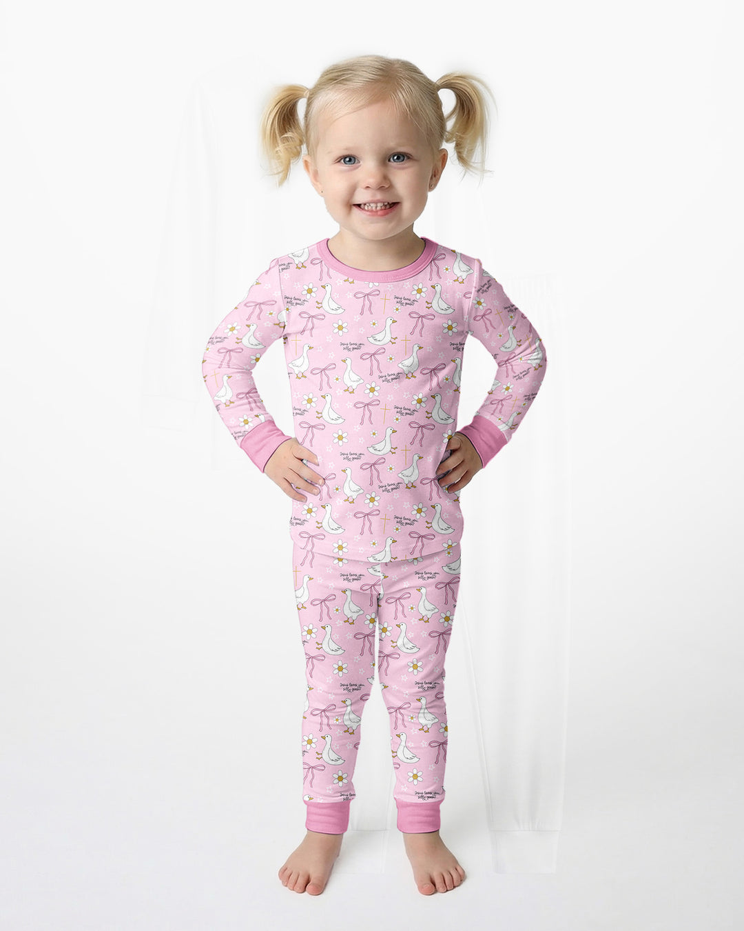 Conjunto de pijama de dos piezas de bambú de manga larga