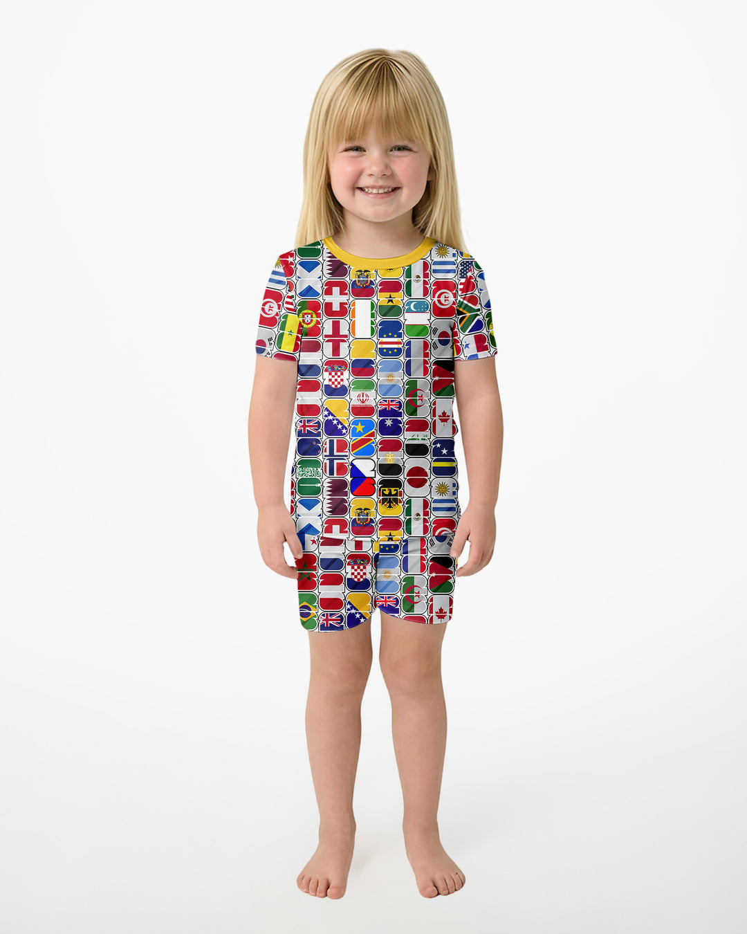 We Are 26 Family Matching Bamboo Two Piece Short Sleeve Shorts Pajama Set