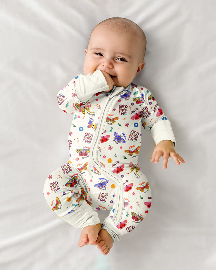 Gerippte Babykleidung mit individuellem Foto - Weich &amp; Skizzenhaft