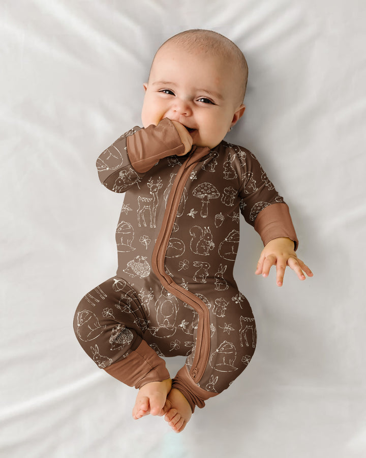 Autumn Woodland Bamboo Convertible Zippy