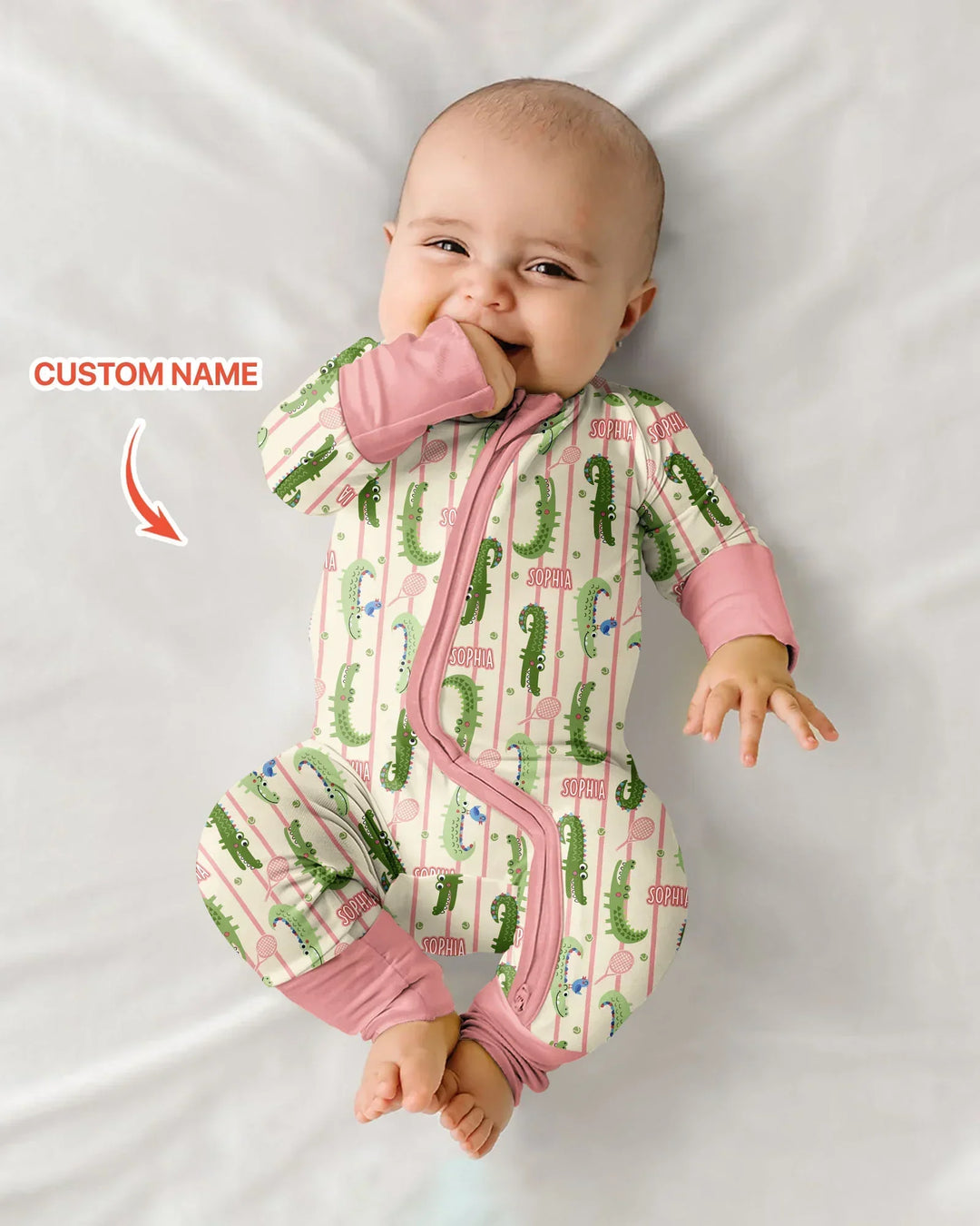 Gerippte Babykleidung mit individuellem Foto - Weich &amp; Skizzenhaft