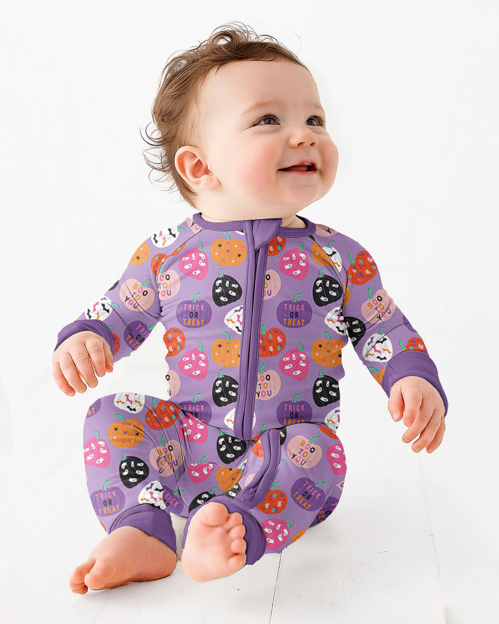 Boo Pumpkin Season Bamboo Convertible Zippy