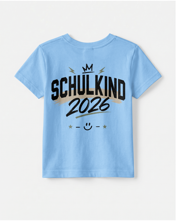 Custom Name First Day of School 2026 Bamboo Crewneck T-Shirt