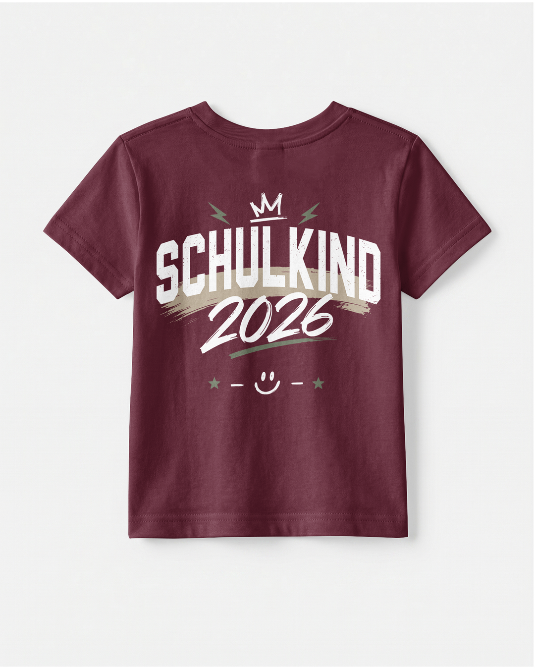Custom Name First Day of School 2026 Bamboo Crewneck T-Shirt