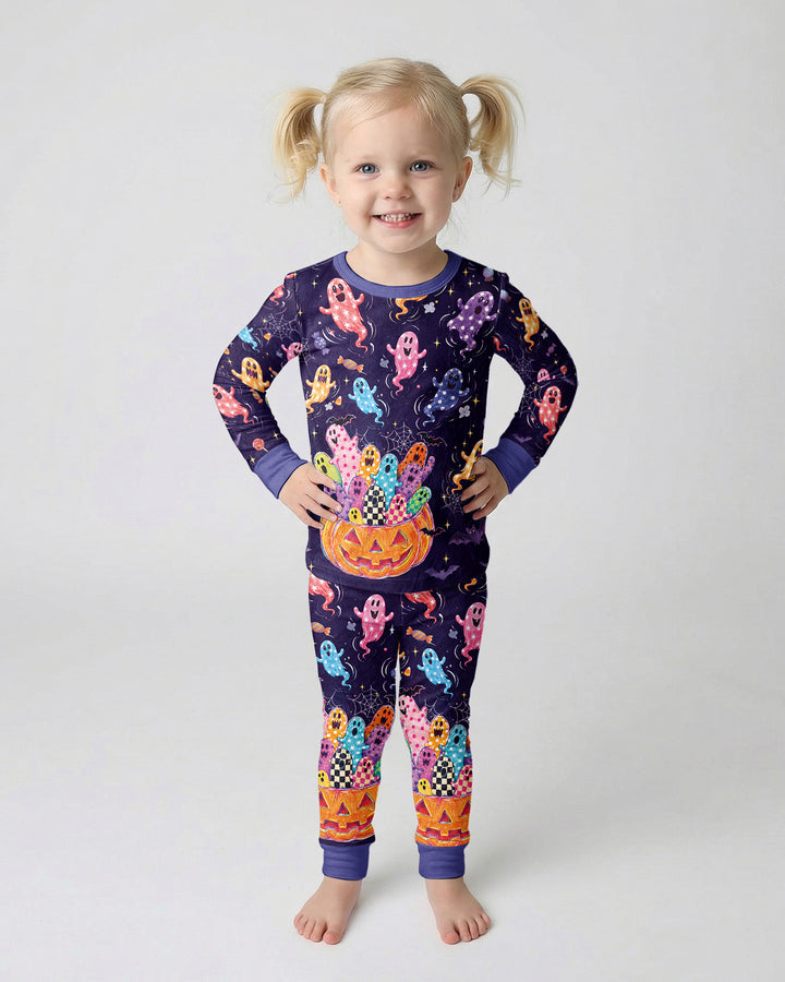 Stay Spooky Bamboo Two Piece Long Sleeve Pajama Set