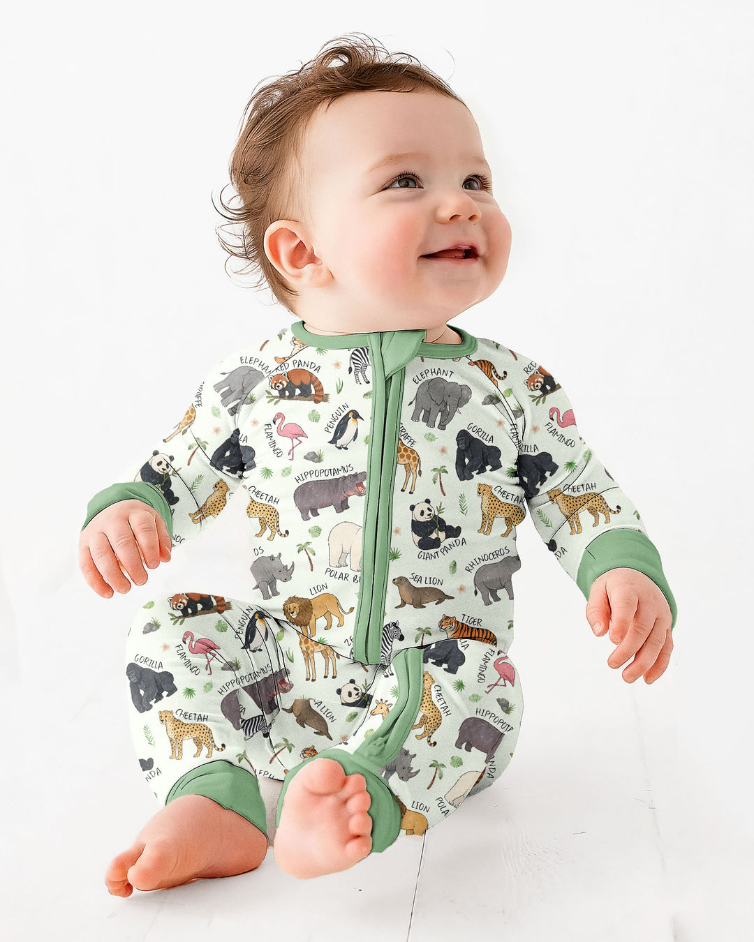 Safari Animals Bamboo Convertible Zippy