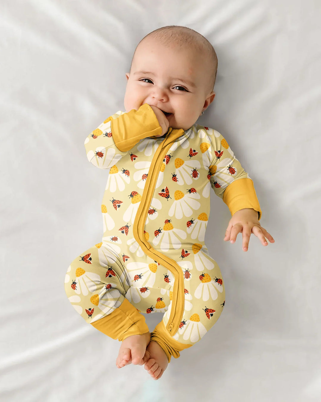 Gerippte Babykleidung mit individuellem Foto - Weich &amp; Skizzenhaft