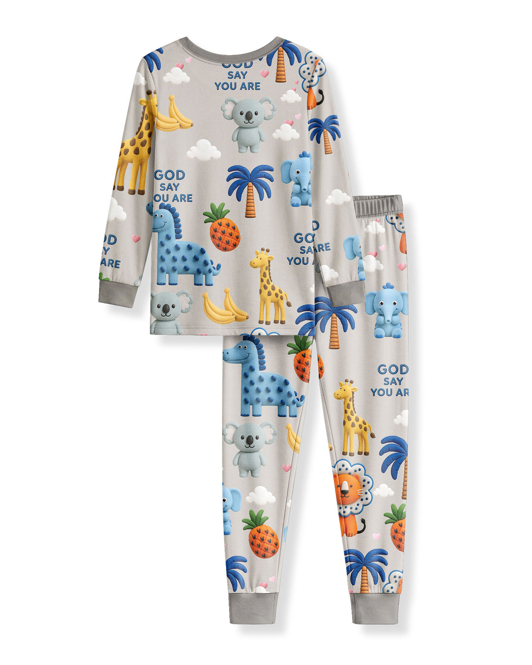 Little Blessings Bamboo Two Piece Long Sleeve Pajama Set