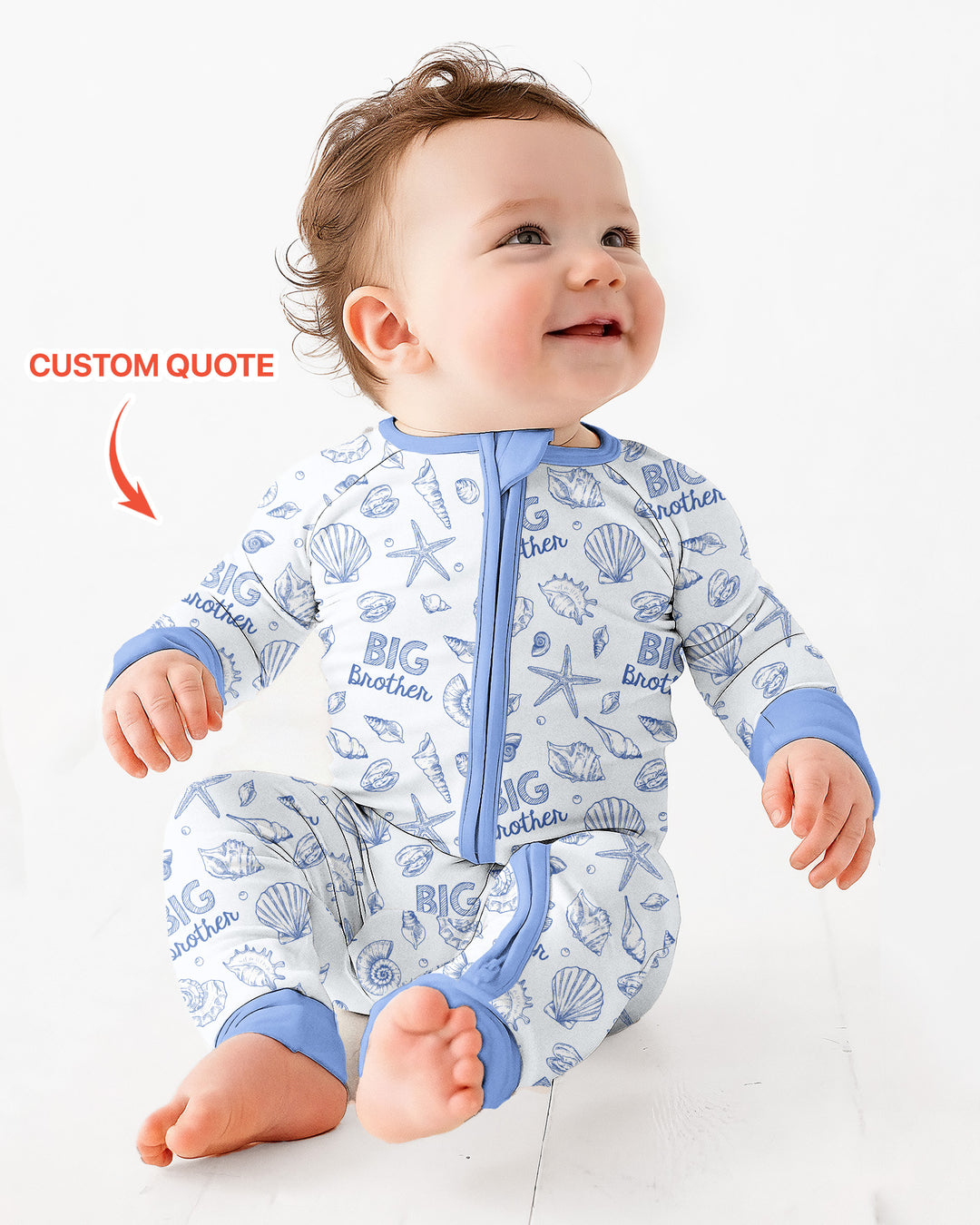 Coquette Seashell Matching Sibling Bamboo Convertible Zippy