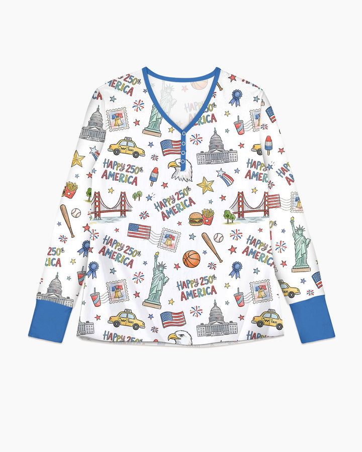 America 250 Celebration Bamboo Women Pajama Set