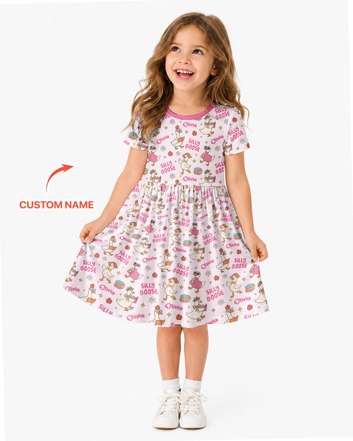 Vorlage Bambus Twirl Kleid