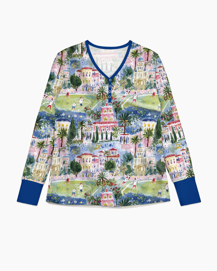 Vorlage Bambus Damen Pyjama Set