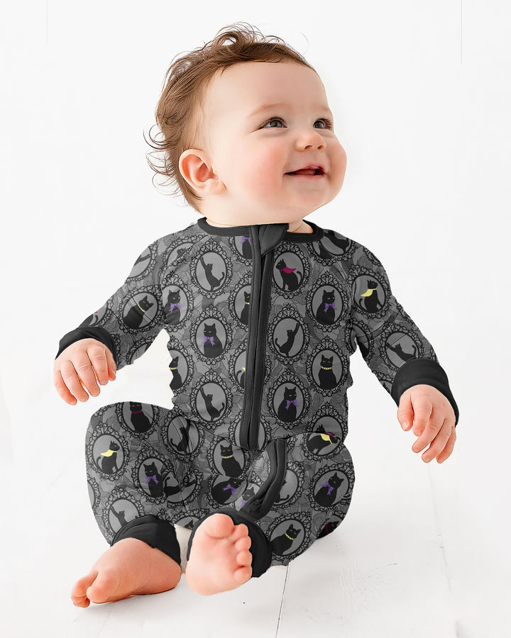 Midnight Cat Parade Bamboo Convertible Zippy