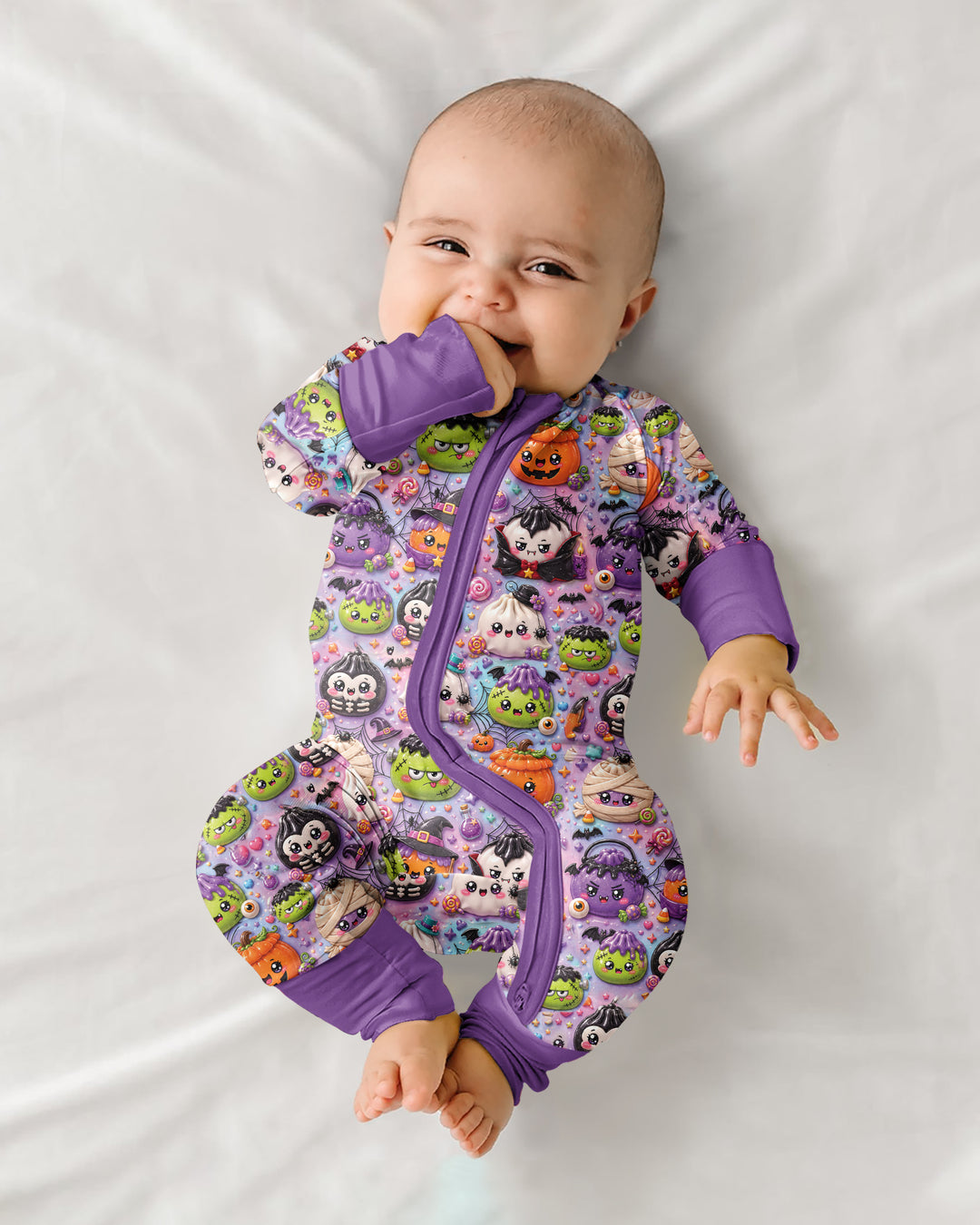 Spooky Dumplings Bamboo Convertible Zippy